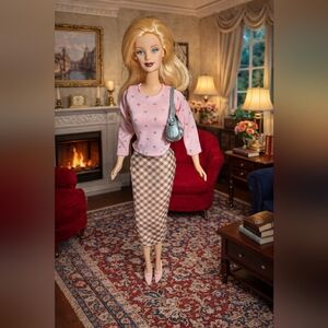 Hollywood Old Glamour Barbie Restyled Mackie Face Mold